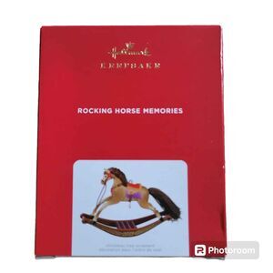 NIB 2021 Hallmark Rocking Horse Memories Ornament